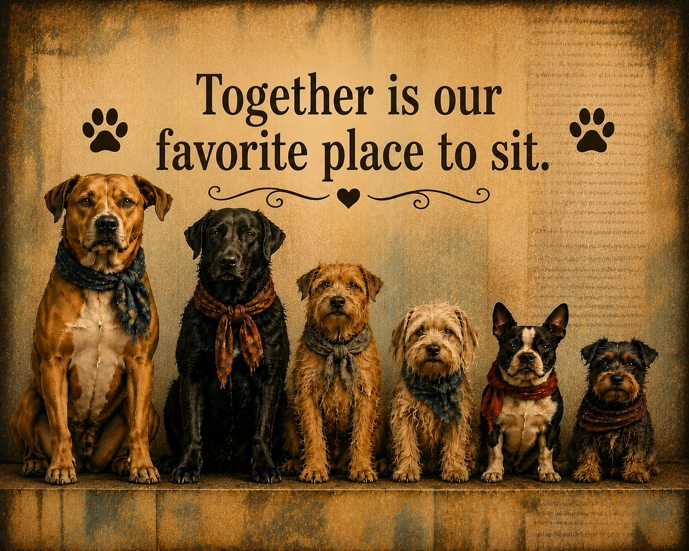 Dog Quote Wall Art PNG Download Farmhouse Pet Decor Printable Dog Lover Artwork Rustic Animal Quote Digital Download