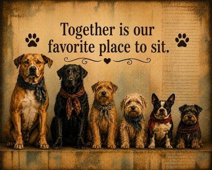 Dog Quote Wall Art PNG Download Farmhouse Pet Decor Printable Dog Lover Artwork Rustic Animal Quote Digital Download
