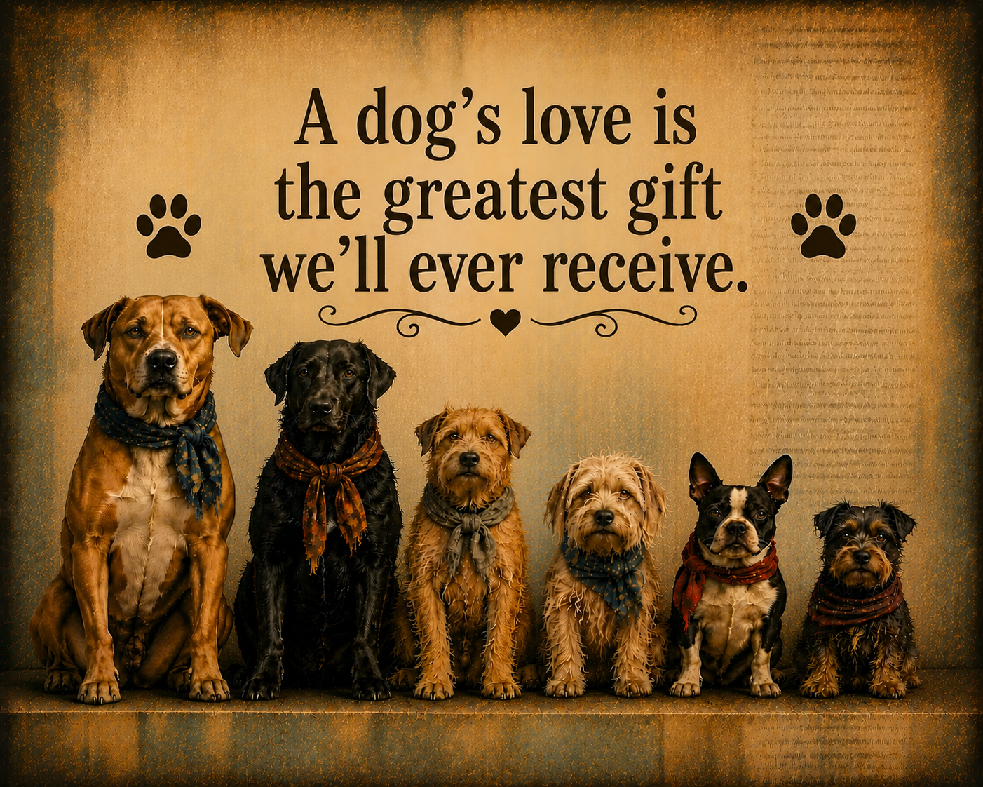 Dog Quote Wall Art PNG Download Farmhouse Pet Decor Printable Dog Lover Artwork Rustic Animal Quote Digital Download