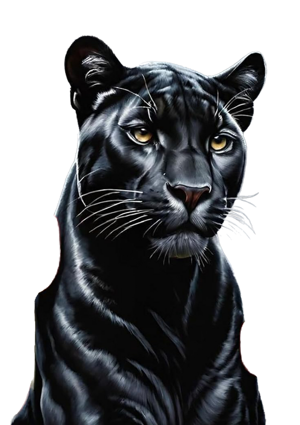 Black Cat and Panther AI Enhanced Versatile Digital Designed Instant Download Fairycore Cottagecore DIY Craft (Copy)