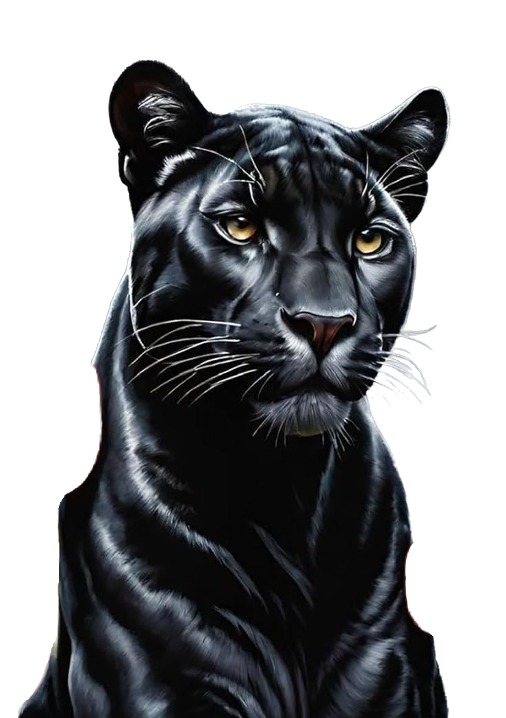 Black Cat and Panther AI Enhanced Versatile Digital Designed Instant Download Fairycore Cottagecore DIY Craft (Copy)