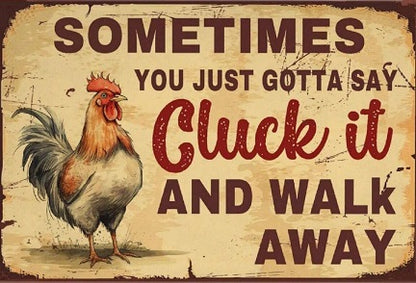 Funny Calm Chicken Print and Frame Wall Art Home Decor Fantasy Print Digital download Instant Access Create Your Own Art Print Can Be Edited