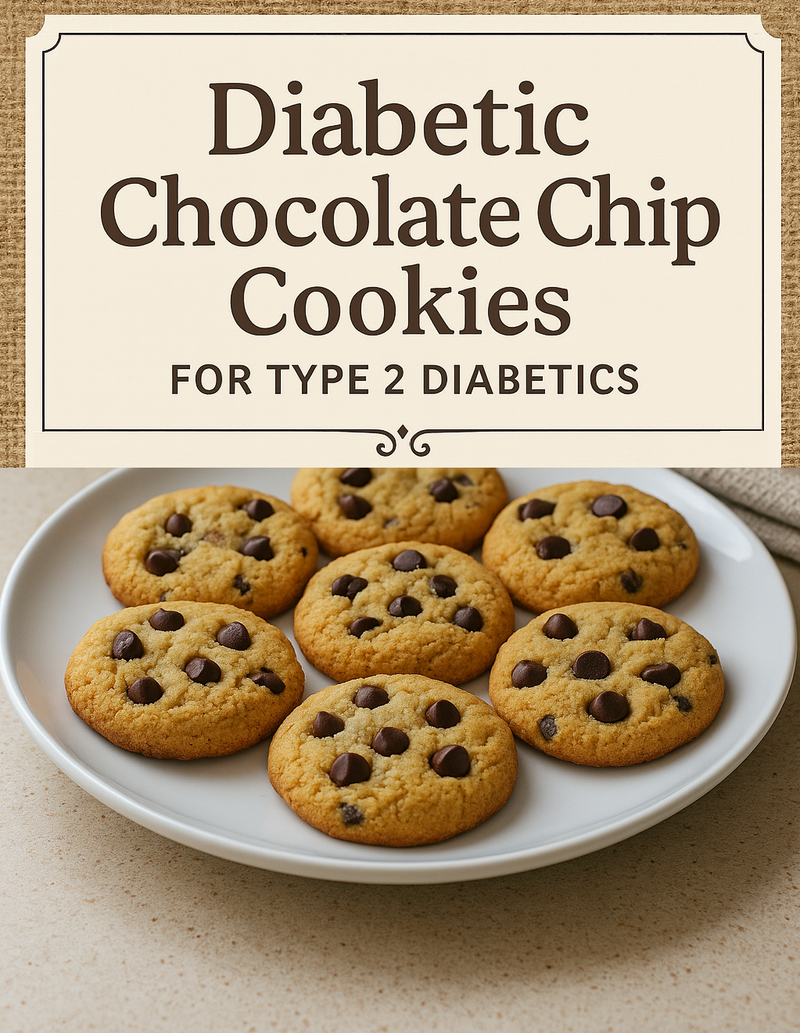 Diabetic-Friendly Cookie Recipe Card Set JPG PDF – Chocolate Chip, Peanut Butter, Peanut Butter Chocolate Chip Skinny Chocolate – Printables