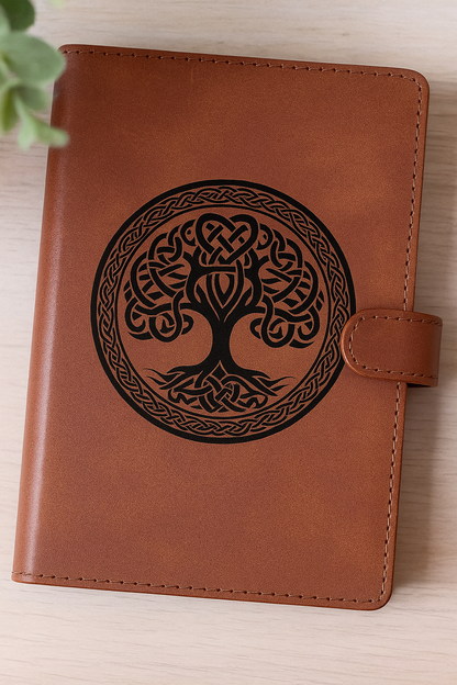Yggdrasil Tree of Life Tattoo Design – Viking Norse Symbol – Celtic Knotwork Odin Art – Digital Download PNG SVG File for Cricut & Print