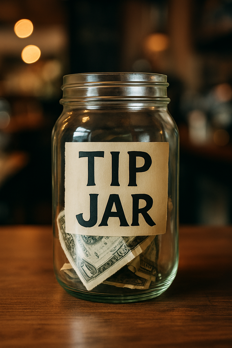 Tip Jar Digital Download Bundle – Thank You Card for Tips | Creator/Designer Appreciation Sign | Digital Gratitude Card for Etsy Shop Sales
