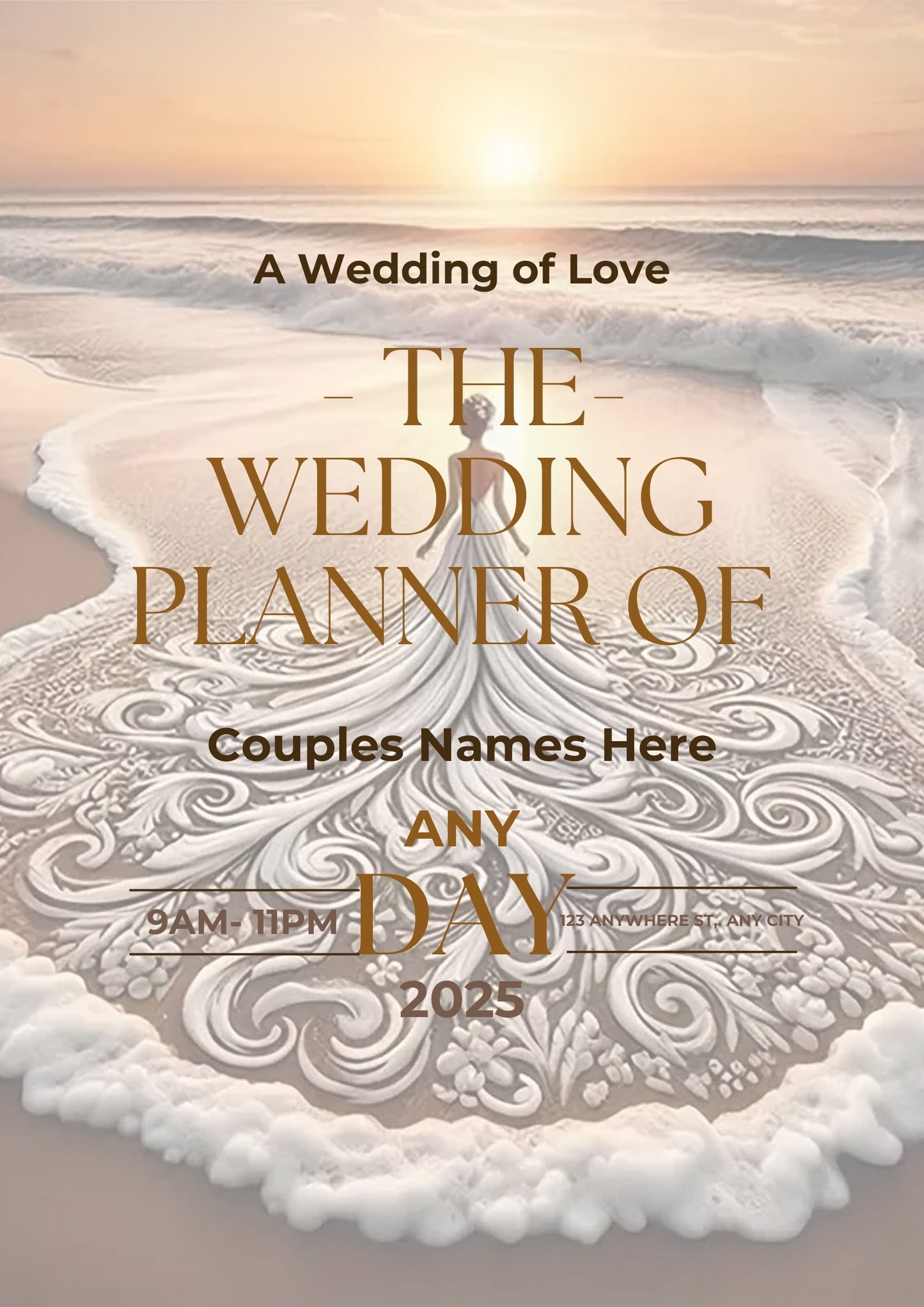 Customizable Wedding Planning Make It Your Own Canva Template Editable 10 Page Planner Includes Ceremony RSVP Timeline & More Instant Access