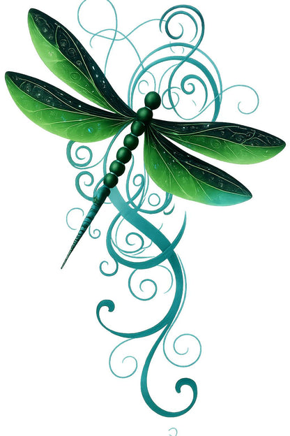 Whimsical Fantasy Dragonfly SVG Bundle – Resizable Digital Art in Blue, Purple, Gold, Green, and Forest Variants for Crafting and Décor
