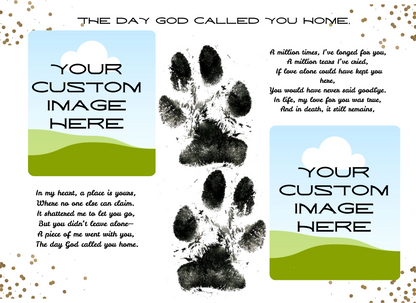 Personalized Dog Photo Wall Art, Memorial Gift for Loss of Dog, Dog Remembrance Gifts, Dog Bereavement Dog Gifts, Pet Loss Portrati