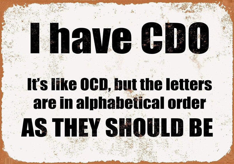 I Have OCD But Letters Are In The Right Order - Hand Crafted One of A Kind - Digital Download Wall Art Print Cottage Core DIY Art Gift
