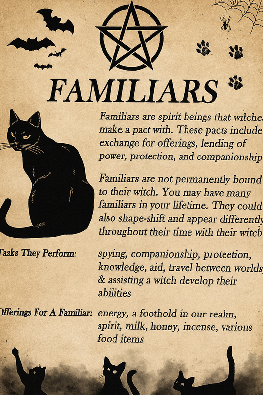 Magical Black Cat Wall Art Digital Download Witch Familiar Print Cottagecore Fairycore Decor Gothic Halloween Gift Witchy Home Accent