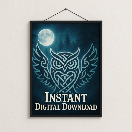 Mystic Creatures and Totem Art Bundle – 11 Tribal Fantasy Designs | Celtic Wizard Medusa Owl Mermaid Ravens and More – 4K Transparent PNG Download