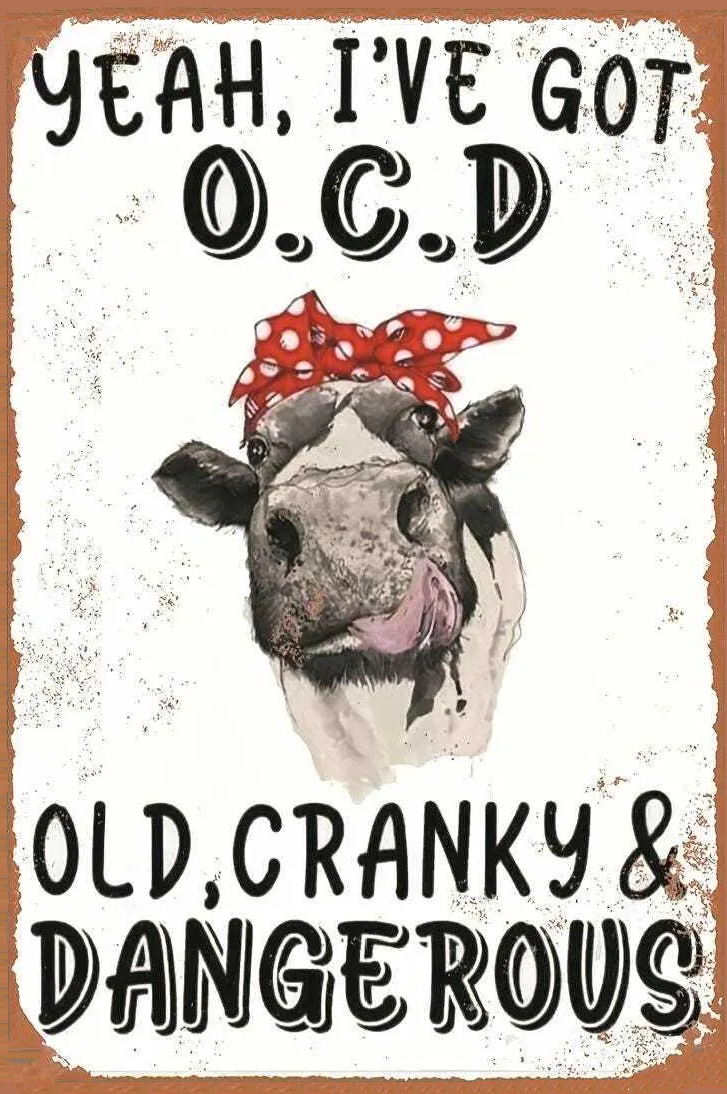 Funny Farmhouse Cow Clipart Bundle – PNG and SVG Set of 7 Designs