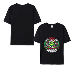 On The Naughty List I Regret Nothing 100% Cotton T-Shirt for Men or Women Soft, Comfortable, Breathable Adult T-Shirt 