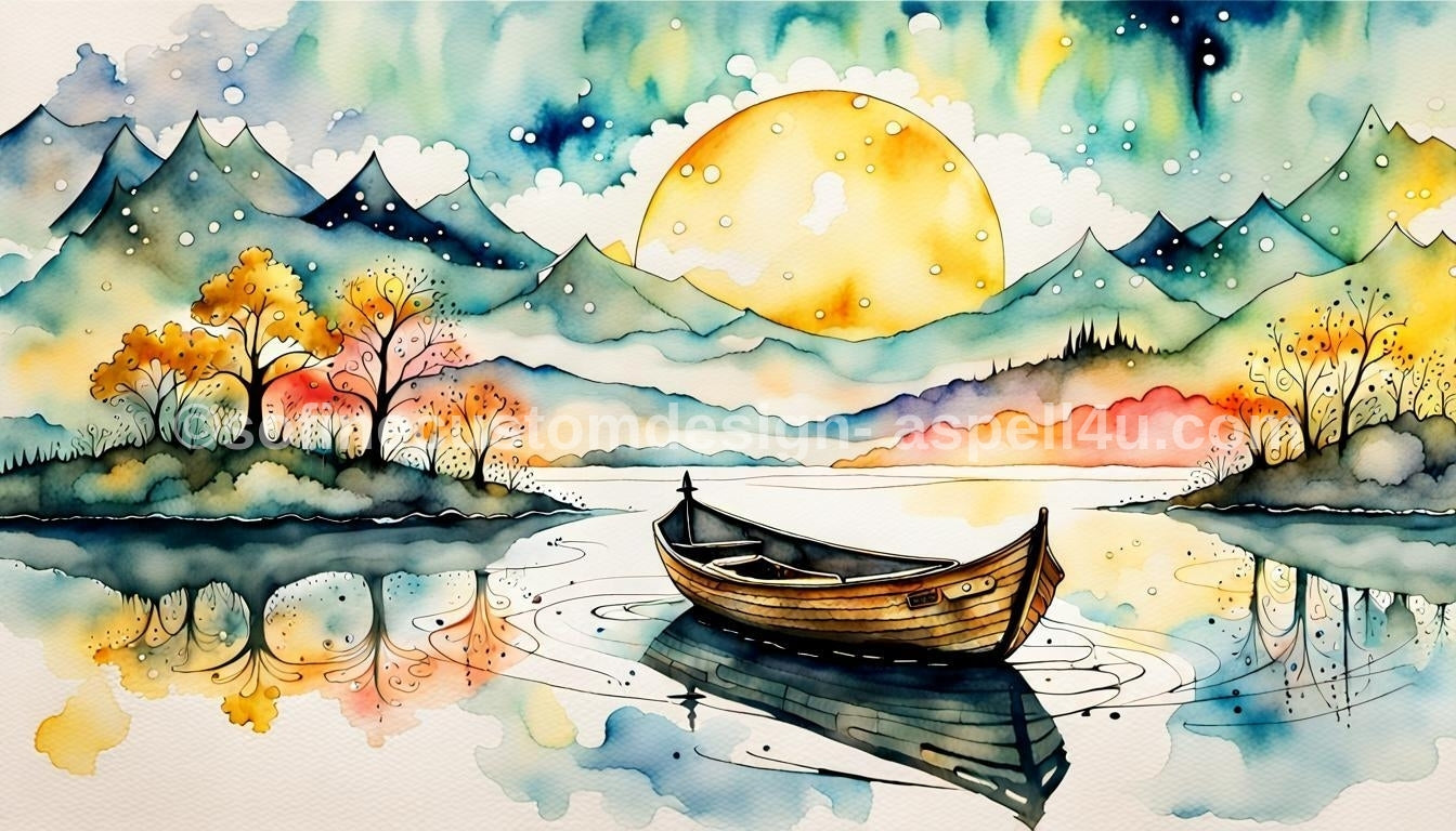 On an Icy Shore AI Created One of a Kind Digital Download Canvas Poster Wall Art Print DIY Printable Gift Make Your Own Crafts