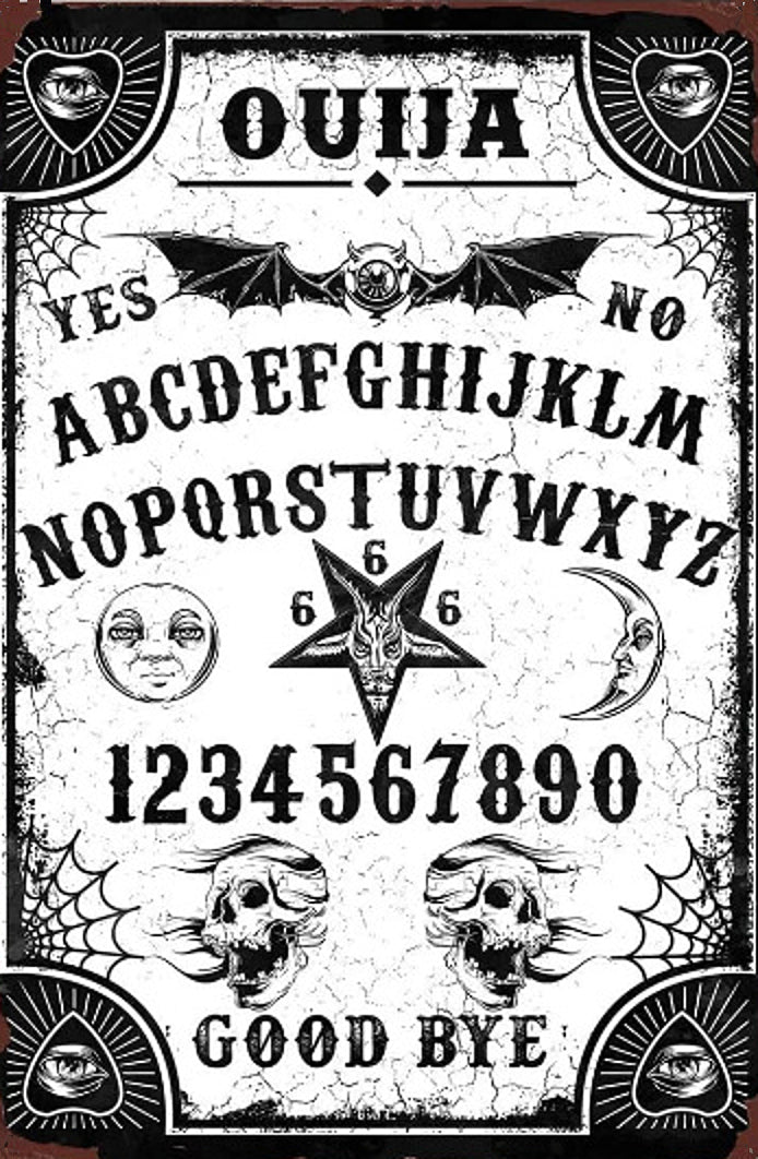 Ouija Board  - Create Your Own Art - Digital Download - Custom Wall Print - Retro Vintage Style DIY Art - Gift for Friend