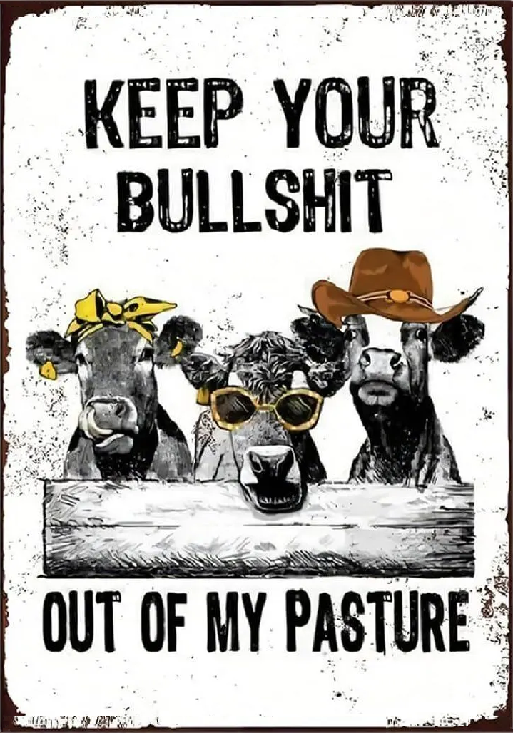 Funny Farmhouse Cow Clipart Bundle – PNG and SVG Set of 7 Designs