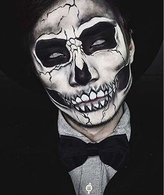 Painted Skeleton Face | Create Your Own Art | Digital Download | Print and Frame | Custom Cards, T-Shirt Art, Coffee Cup, Design, Etc.