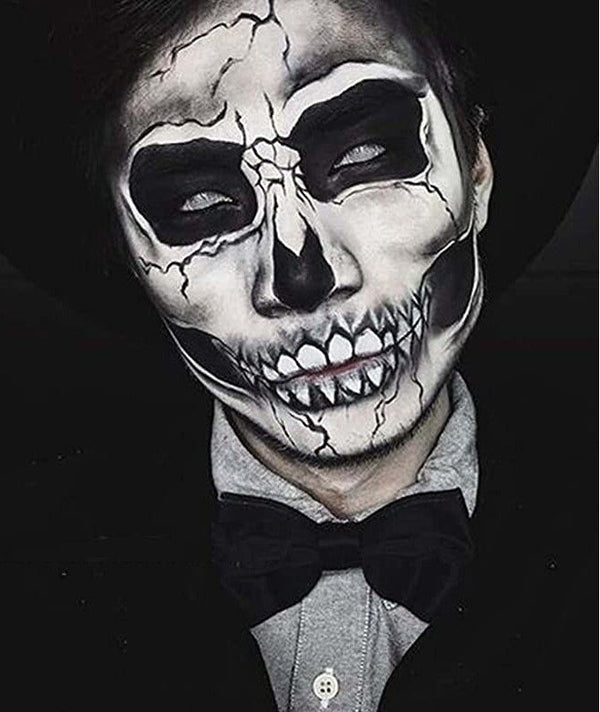 Painted Skeleton Face | Create Your Own Art | Digital Download | Print and Frame | Custom Cards, T-Shirt Art, Coffee Cup, Design, Etc.