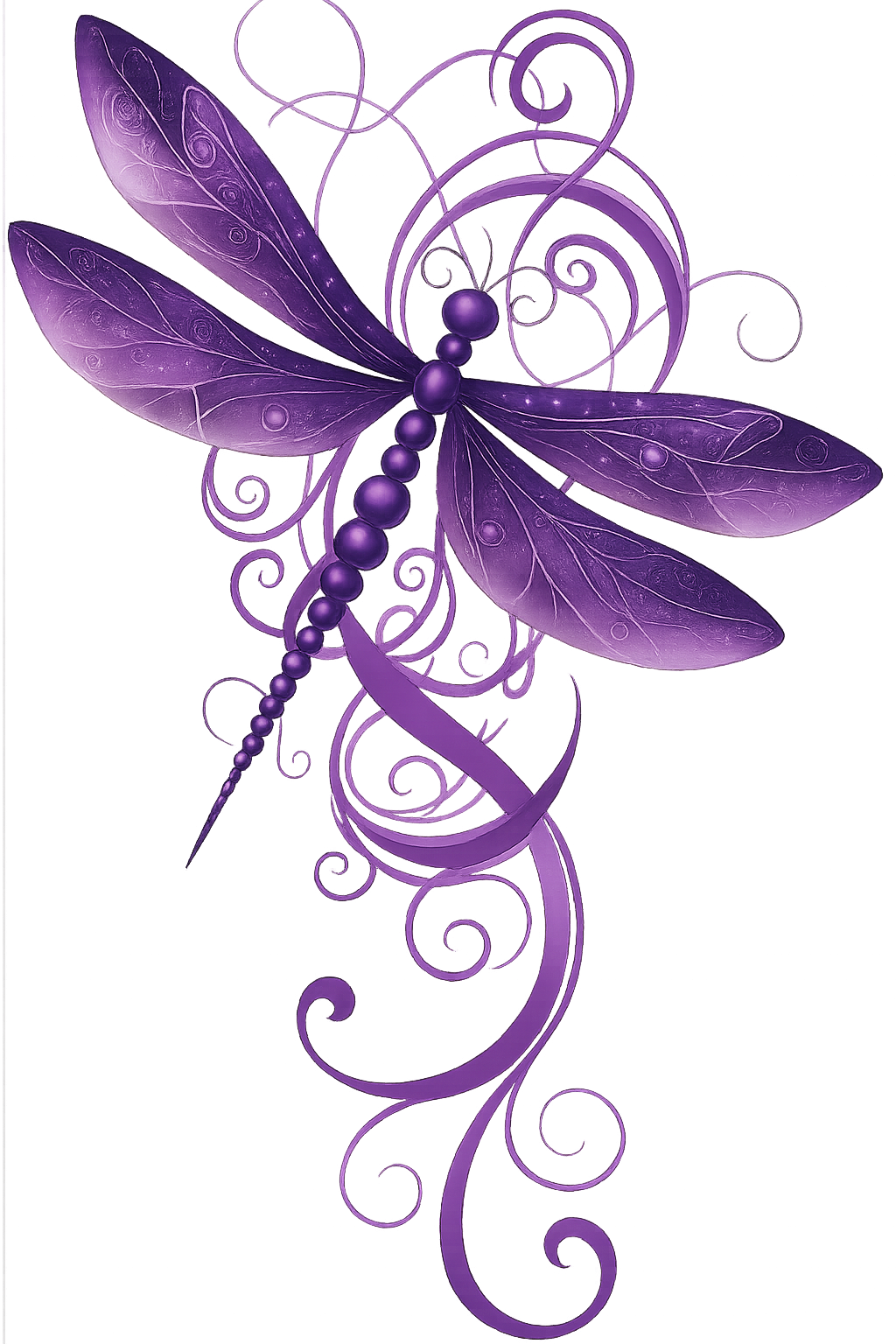 Whimsical Fantasy Dragonfly SVG Bundle – Resizable Digital Art in Blue, Purple, Gold, Green, and Forest Variants for Crafting and Décor