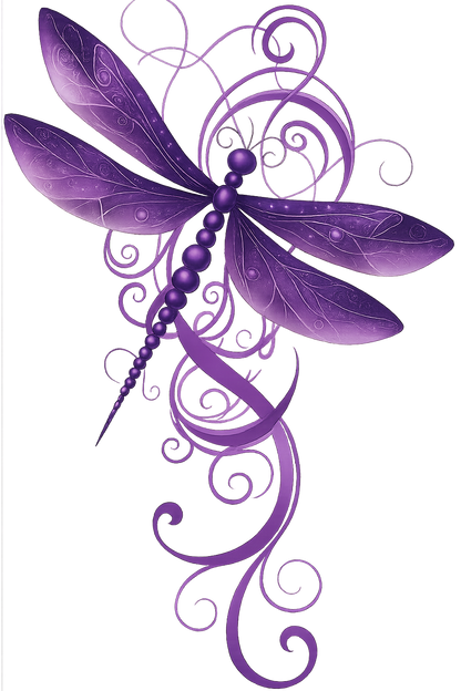 Whimsical Fantasy Dragonfly SVG Bundle – Resizable Digital Art in Blue, Purple, Gold, Green, and Forest Variants for Crafting and Décor