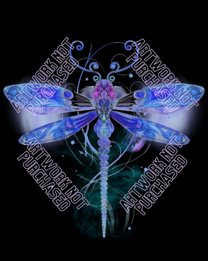 DIY Printable Beautiful Dragon Fly Transparent Background | Digital Download Wall Art Print  Custom Cards, TShirt Art, Coffee Cup Design Etc