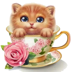 Set of 3 Kittens Transparent Background | Digital Download Wall Art Print and Frame Custom Cards, TShirt Art, Coffee Cup, Quote Design, Etc