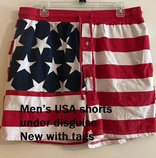 Men’s USA shorts Under Disguise