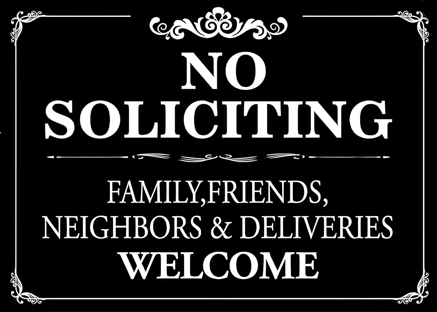 No Soliciting Sign DIY Digital Download – No Sales, Politics, Religion, Fundraising – Printable Yard or Door Sign Template Instant Download