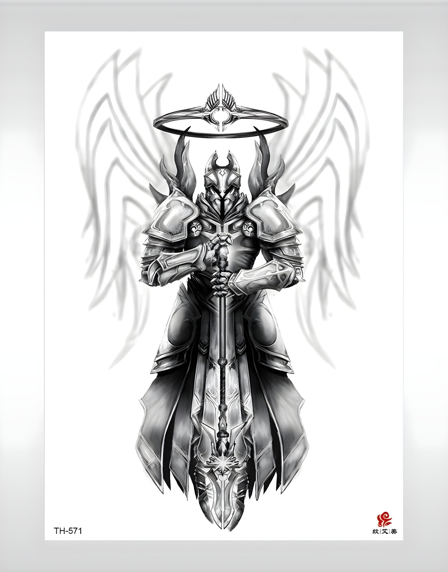 Digital Tattoo Design Download Pack Angels Demons Skulls Dragon Eye Gothic Fantasy Line Art for Flash Sheets or Ink Inspiration