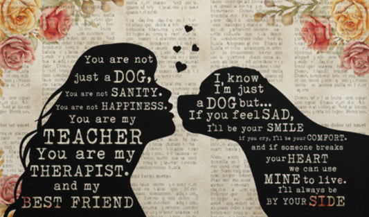  I am just a Dog Rottweiler - Unique Dog Lover Gift - Minimalist Decor Vintage Style DIY Printable Art Unique AI Created Digital Art Poster