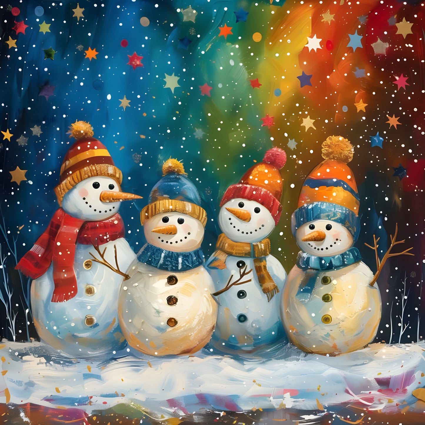 Christmas Scene Digital Download 15 Plus Images DIY Christmas Cards Wall Art Backdrops