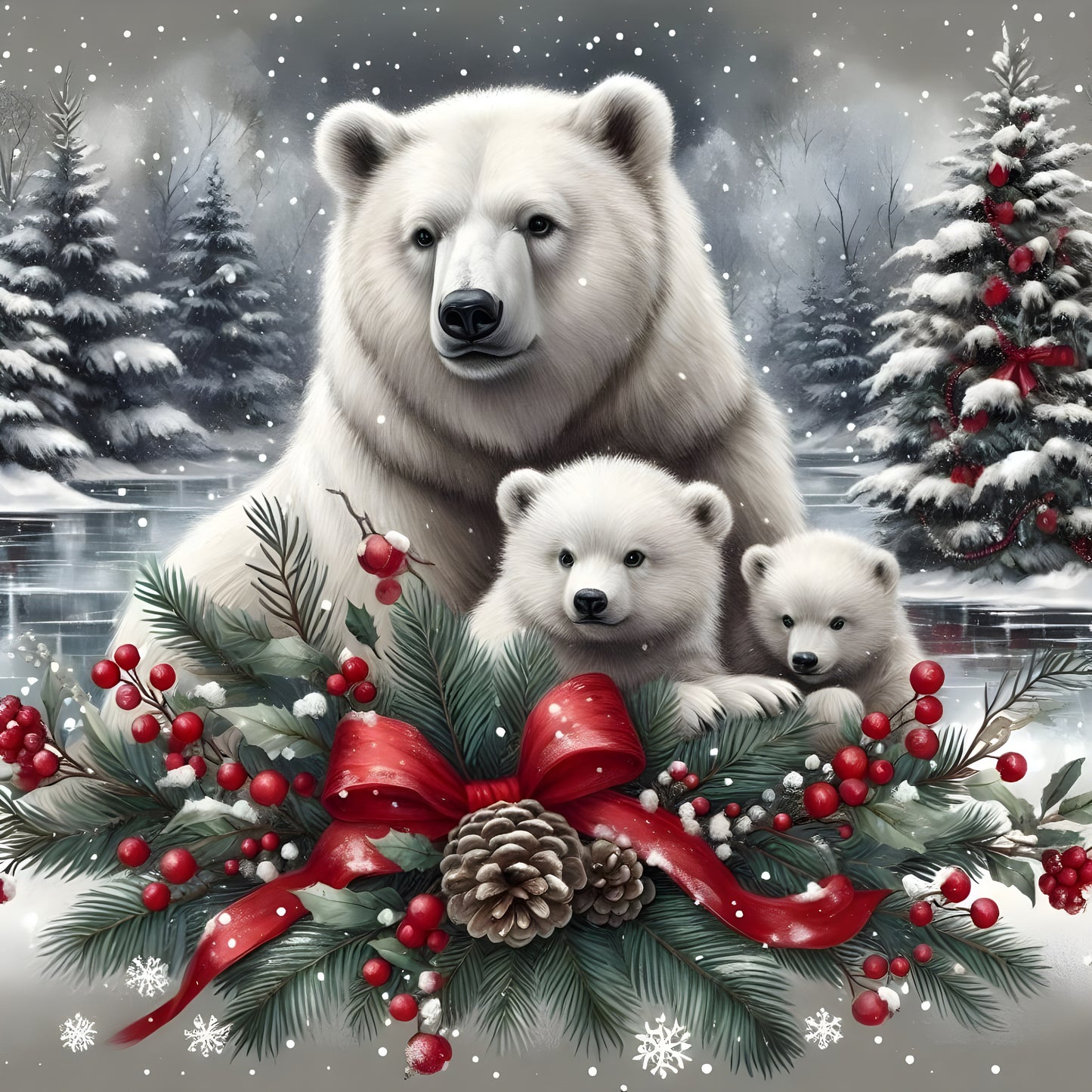 Christmas Scene Digital Download 15 Plus Images DIY Christmas Cards Wall Art Backdrops