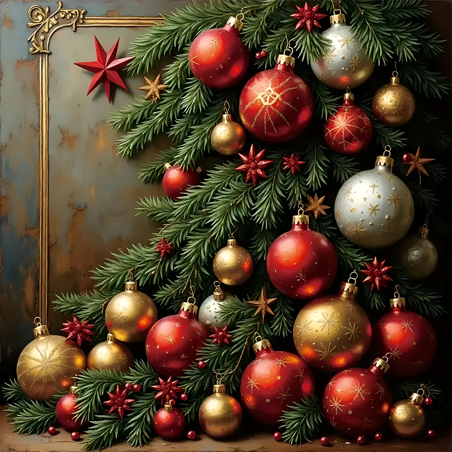 Christmas Scene Digital Download 15 Plus Images DIY Christmas Cards Wall Art Backdrops