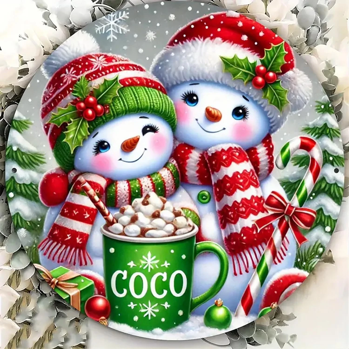 Christmas Scene Digital Download 15 Plus Images DIY Christmas Cards Wall Art Backdrops