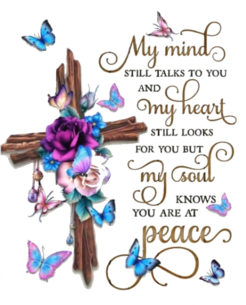 My Mind Still Talks To You | Grief Memorial for Loved One Art Gift - Digital Download - Canvas Poster - One of A Kind Print - Custom Made AI Designed