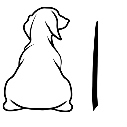 DIY Printable SVG Cut File | Resizable Wagging Dog and Cat Tail for Car Rear Window Wiper Blade | Instant Digital Download