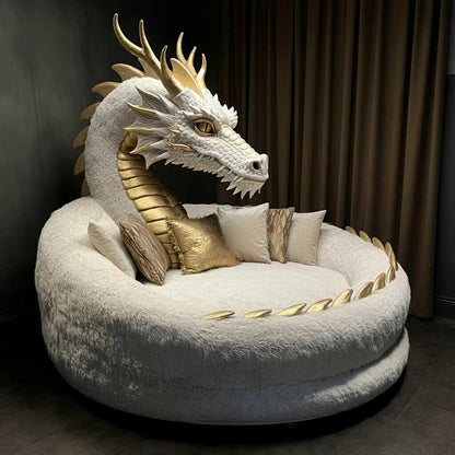 🔥 Giant Dragon Lounger – Mythical Comfort, Oversized Fantasy Seating 🔥