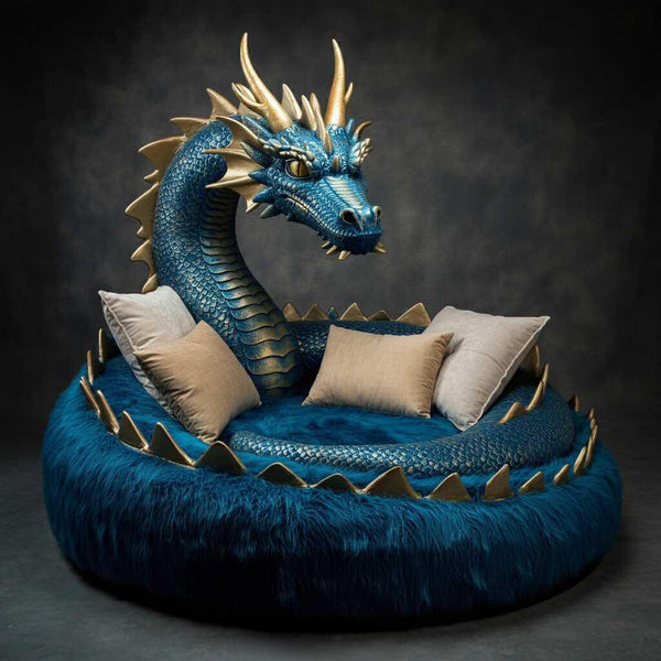 🔥 Giant Dragon Lounger – Mythical Comfort, Oversized Fantasy Seating 🔥