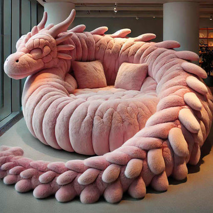 🔥 Giant Dragon Lounger – Mythical Comfort, Oversized Fantasy Seating 🔥