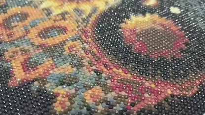 Sunflower Diamond Painting Kits for Adults Tai Chi Diamond Art for Beginners KidsDIY 5D Full Round Drills Diamond Dots Kits Flower Paintings By Numbers with Diamonds for Home Decor 12x12 IN