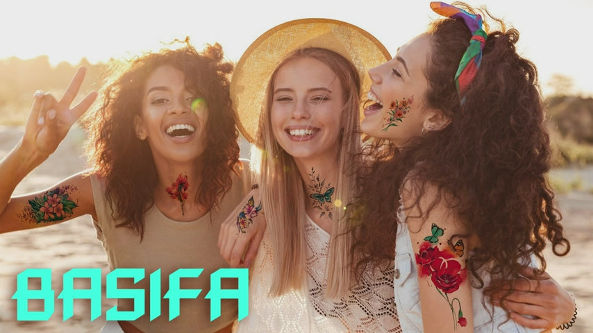 77 Sheets Flowers Temporary Tattoo 17 Sheets Half Arm Rose Butterfly Snake Skull Fake Tattoos for Adults Arm Neck 60 Sheets Tiny Realistic Temporary Tattoos Waterproof for Women Girls and Kids