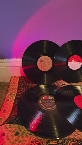 VinylShopUS  Lot of 12 Vinyl Records for Crafts  Decoration Artwork for Party Decor Artist Studio Vintage Look Lot of 10