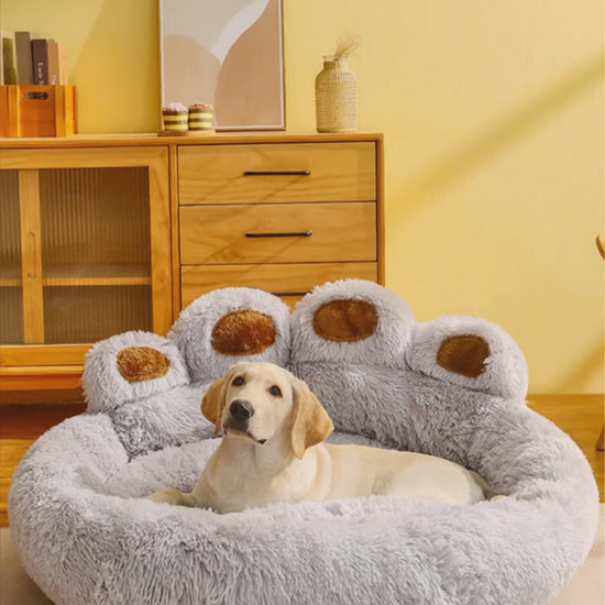 Soft Long Plush Cat Kennel Dog Kennel Winter Warm Pet Bed Cat Bed Cat Mat Animals Sleeping Sofa