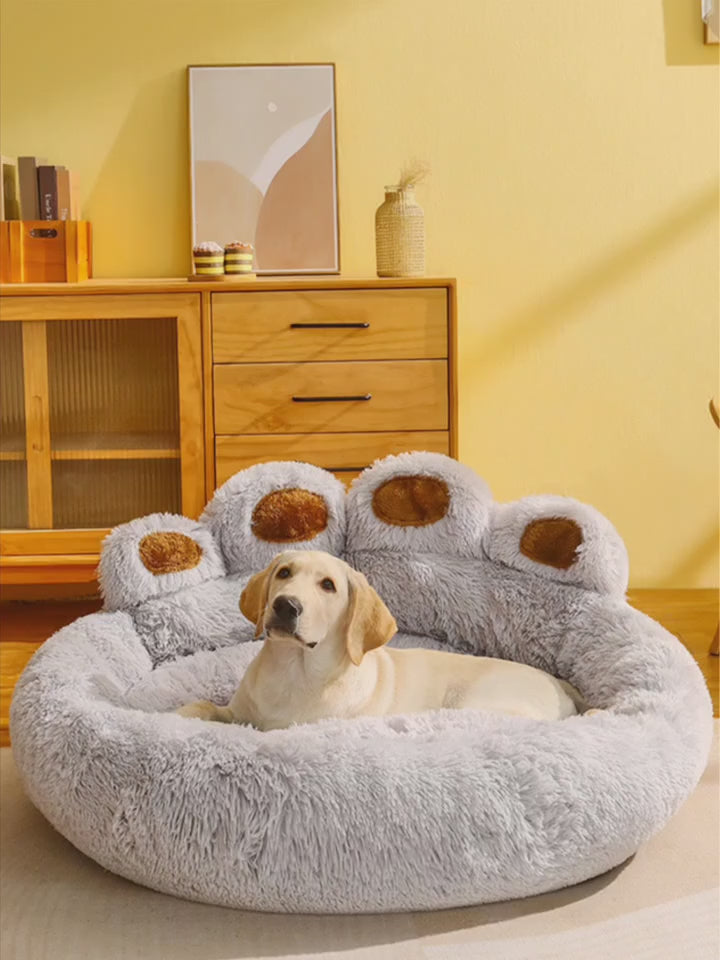 Soft Long Plush Cat Kennel Dog Kennel Winter Warm Pet Bed Cat Bed Cat Mat Animals Sleeping Sofa