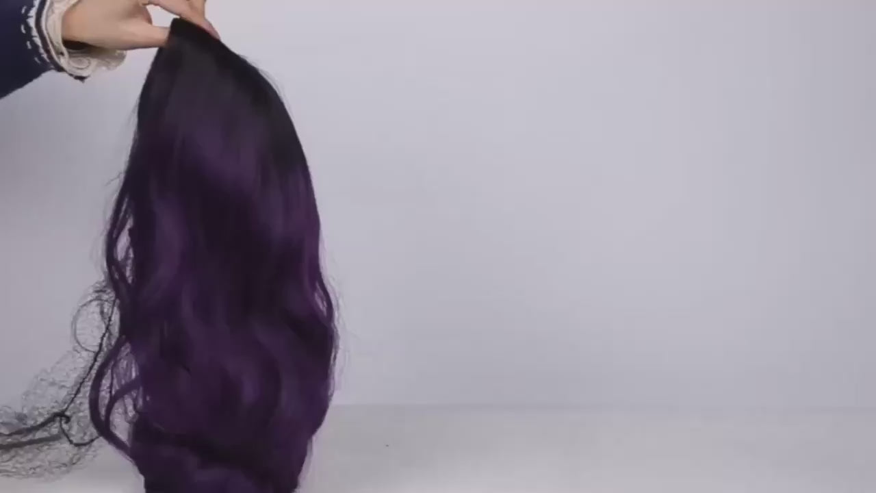Long Body Wavy Wig Synthetic Wig Beginners Friendly Heat Resistant Fashionable For Daily Use Party Cosplay Halloween