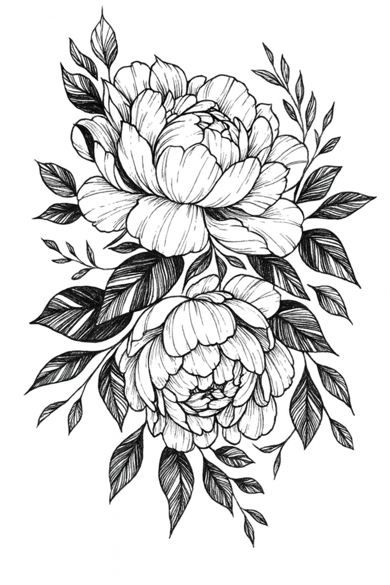 Eternal Bloom Anchor of Souls tattoo set with floral skulls roses anchors feathers for cosplay beachwear parties and bold everyday style