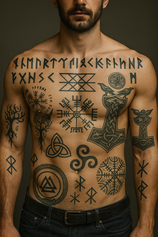 viking tattoos, norse runes, vegvisir compass, helm of awe, nordic warrior, cosplay tattoo, larp tattoo, viking symbols, rune tattoo, norse design, temporary tattoo, pagan tattoo, scandinavian art,
printable tattoo art, high resolution file, black line design, instant download, realistic tattoo look, reusable design set, costume accessory art, sublimation ready, tattoo inspiration, body art decor, festival tattoo art, scandinavian heritage, cosplay design elements