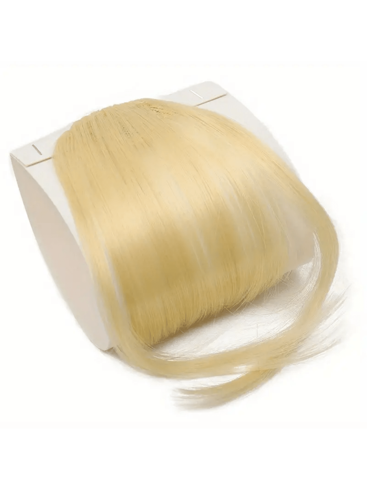 Bangs Clip In Bangs Extensions Wispy Fringe Air Bangs Clip On Hairpiece For Women blonde