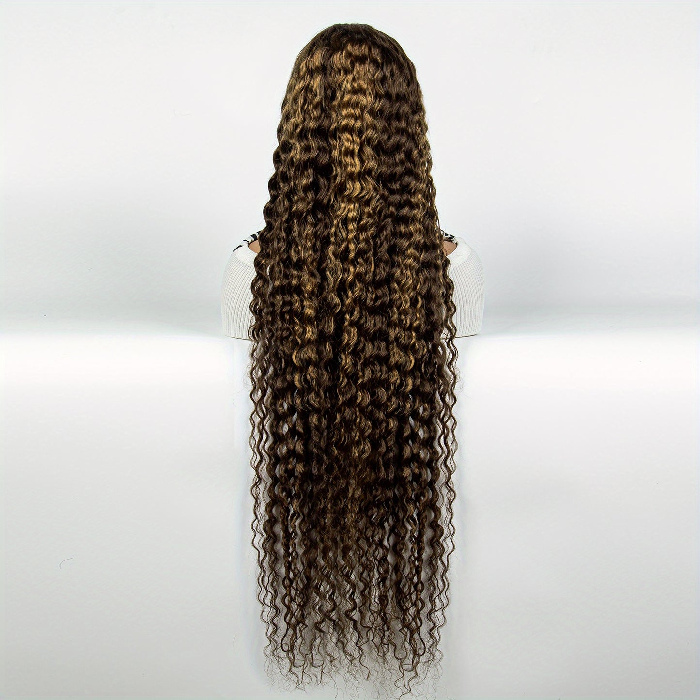 Gorgeous 180% Density 13x4 Lace Front Human Hair Wig - Transform Your Look with Honey Blonde Ombre Curls!