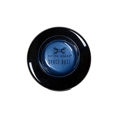 TATTOO JUNKEE Life On Mars Metallic Midnight Blue Highly-Pigmented Space Dust Eyeshadow, Creamy & Easily Blindable Formula, Wear Alone or Pair With Other Shades, 0.19 Oz